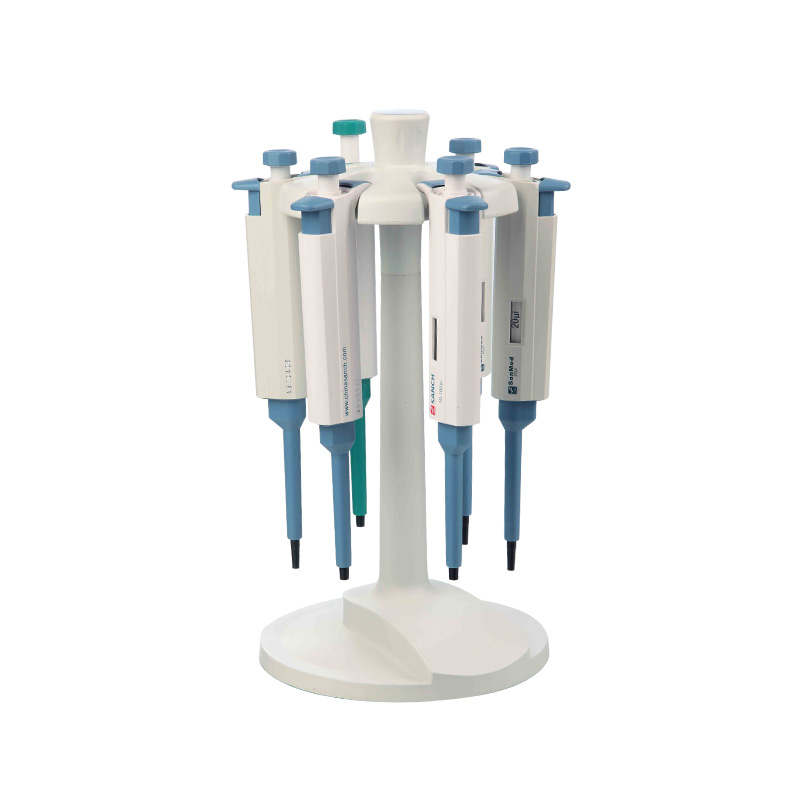 Round pipette rack