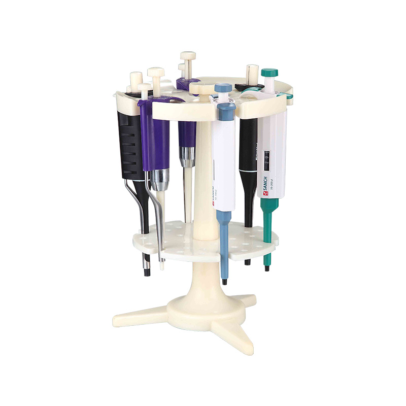 Round pipette rack